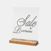 Porte-clés professionnel élégant à l'écriture arge (Angle)