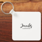 Porte-clés Professionnel élégant moderne minimaliste ajouter  (Recto)