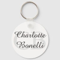 Professionnel Moderne Monogramme Nom Minimaliste