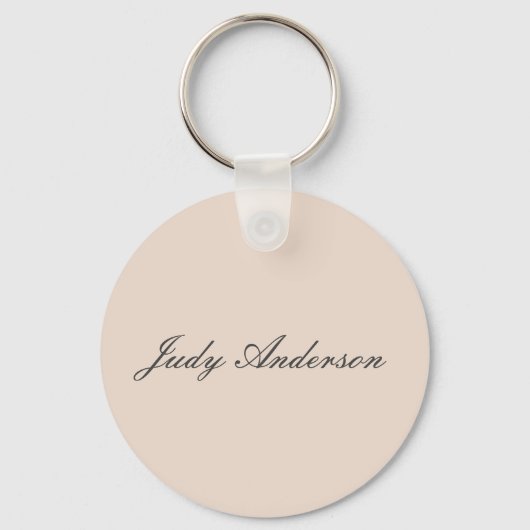 Porte-clés Professionnel Plain Moderne Élégant (Recto)