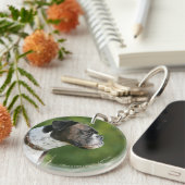 Porte-clés Profil de chien de boxeur (Devant droit)