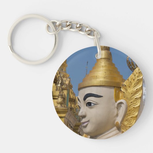 Porte-clés Profil de statue de Bouddha (Devant)