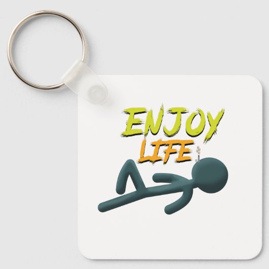 Porte-clés Profitez de la vie (Recto)