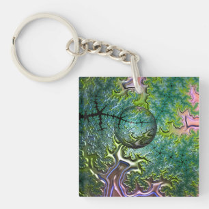 Porte-clés Profitez de l'anneau de clé acrylique du voyage