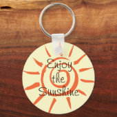 Porte-clés Profitez du Porte - clé Sunshine Button (Recto)