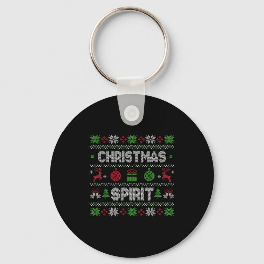 Porte-clés Profondément dans le Srit de Noël pour couples ass (Recto)