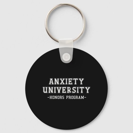Porte-clés Programme d'honneurs universitaires d'anxiété (Recto)