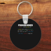 Porte-clés Programmer Définition Coder Programmation Coding G (Recto)