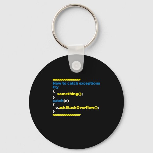 Porte-clés Programmeur de codage HTML Programmer PC IT Gif (Recto)