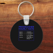 Porte-clés Programmeur Horaire Programmation Codage Coder Gi (Recto)