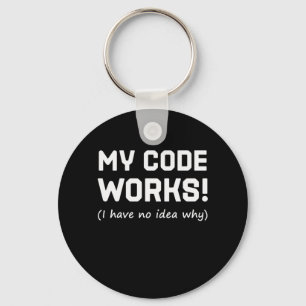 Porte-clés Programmeur Mon code fonctionne