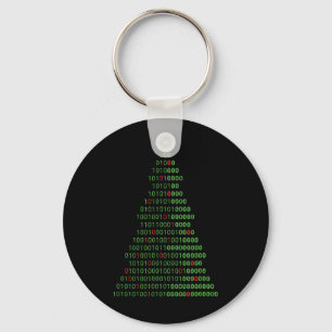 Porte-clés Programmeurs Informatiques Binary Christmas Tree E