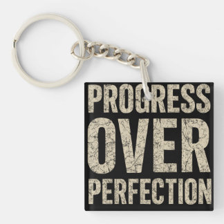 Porte-clés Progrès Plutôt que Perfection
