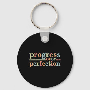 Porte-clés Progrès Plutôt Que Perfection Prof Inspirant Homme