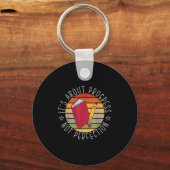 Porte-clés Progress Not Perfection Testing Day Teacher (Recto)