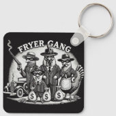 Porte-clés "Prohibition Pullets" Aluminum Keychain (Dos)