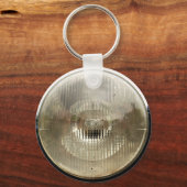 Porte-clés Projecteur de voiture classique avec objectif en v (Recto)