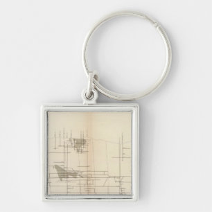 Porte-clés Projection verticale longitudinale I Lode Comstock