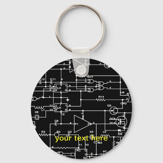 Porte-clés projet électronique (Recto)
