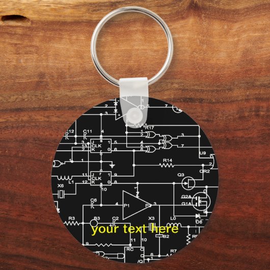 Porte-clés projet électronique (Recto)