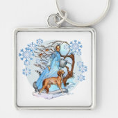 Porte-clés Promenade d'hiver (Devant)