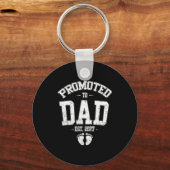 Porte-clés Promoted To Dad Est 2027 New Mom Daddy Fathers Day (Recto)