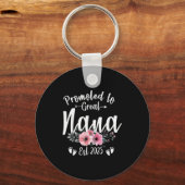 Porte-clés Promoted To Great Nana 2025 Soon To Be Nana Pregna (Recto)