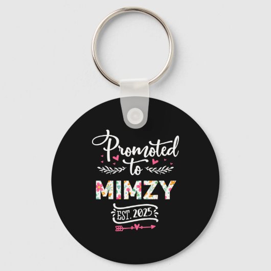 Porte-clés Promoted To Mimzy 2025 Cute Pregnancy Announcement (Recto)
