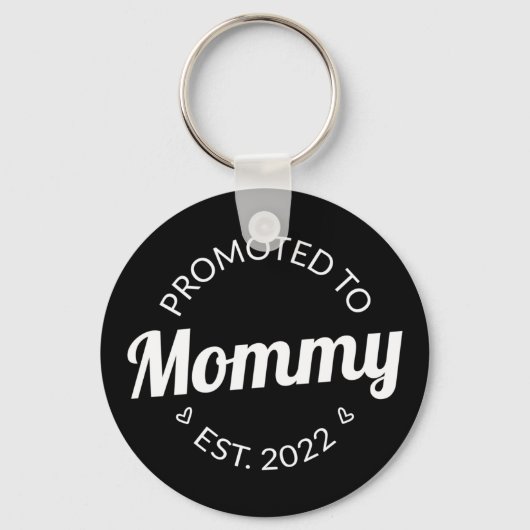 Porte-clés Promoted To Mommy Est. 2022 I (Recto)