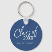 Porte-clés Promotion de ANNÉE - Écriture Moderne - Fête de Re (Verso)