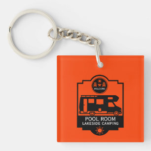 Porte-clés Promotion du camping Caravan