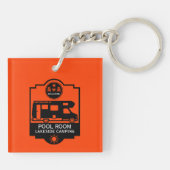 Porte-clés Promotion du camping Caravan (Dos)