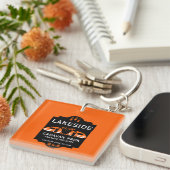 Porte-clés Promotion du camping Caravan (Devant Droit)