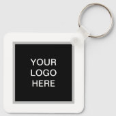 Porte-clés Promotion du logo d'entreprise personnalisé (Dos)