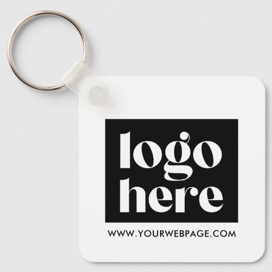 Porte-clés promotionnel avec code QR et logo perso (Recto)