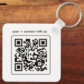 Porte-clés promotionnel avec code QR et logo perso (Verso)