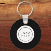 Porte-clés promotionnel avec code QR et logo simpl (Recto)