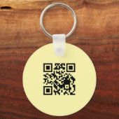 Porte-clés promotionnels avec code QR jaune pour e (Verso)