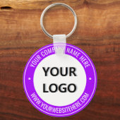 Porte-clés Promotionnels Business Porte - clé Votre logo Info (Recto)