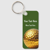 Porte-clés promotionnels de golf élégants  (Recto)