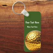 Porte-clés promotionnels de golf élégants  (Recto)