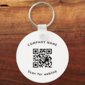 Porte-clés promotionnels QR Code pour Entreprises (Recto)