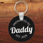 Porte-clés Promu À Daddy Est. 2026 I (Verso)