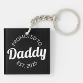 Porte-clés Promu À Daddy Est. 2026 I (Dos)