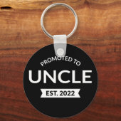 Porte-clés Promu À Oncle Est. 2022 II (Recto)