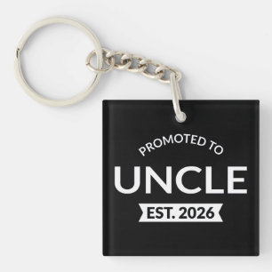 Porte-clés Promu À Oncle Est. 2026 II