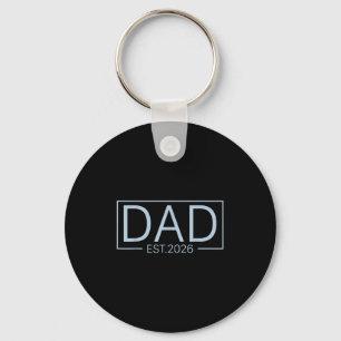 Porte-clés Promu À Papa Est 2026 Pour Nouveau Papa Garçon Béb
