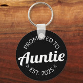 Porte-clés Promu À Tante Est. 2025 I (Recto)