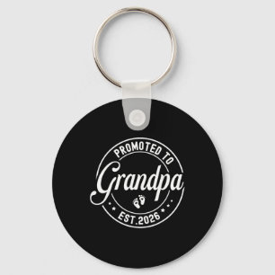 Porte-clés Promu Grand-père Ét. 2026 Grands-parents Bébé Anno