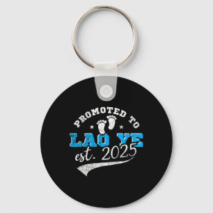 Porte-clés Promu Lao Ye Est 2025 Fier Nouveau Grand-Père Vint